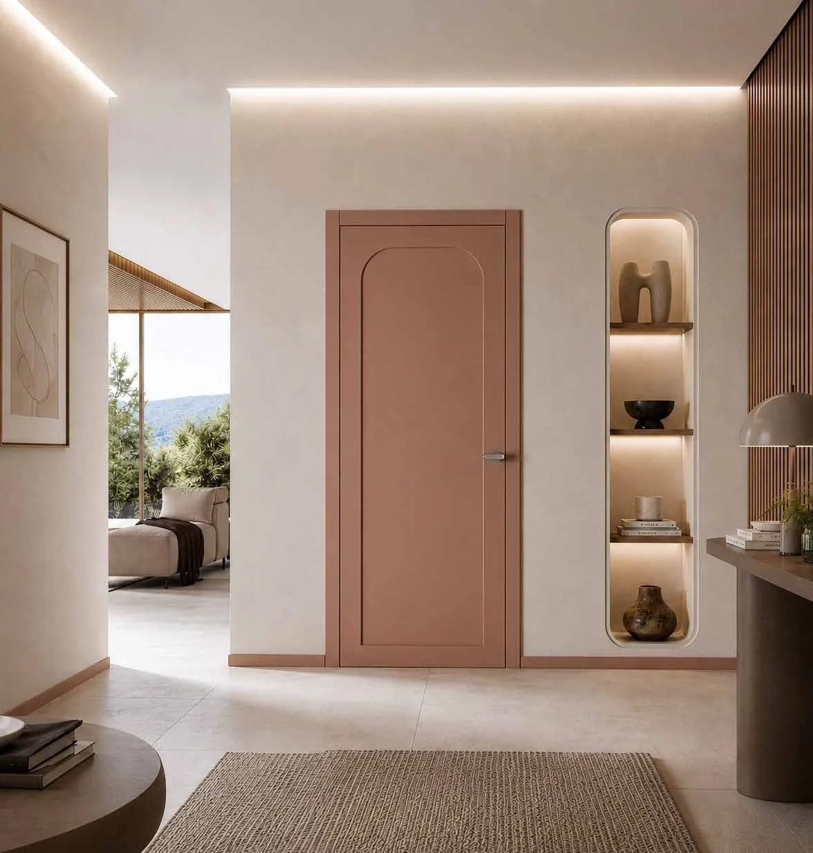Pail Porte Élite: Puerta lacada de diseño
