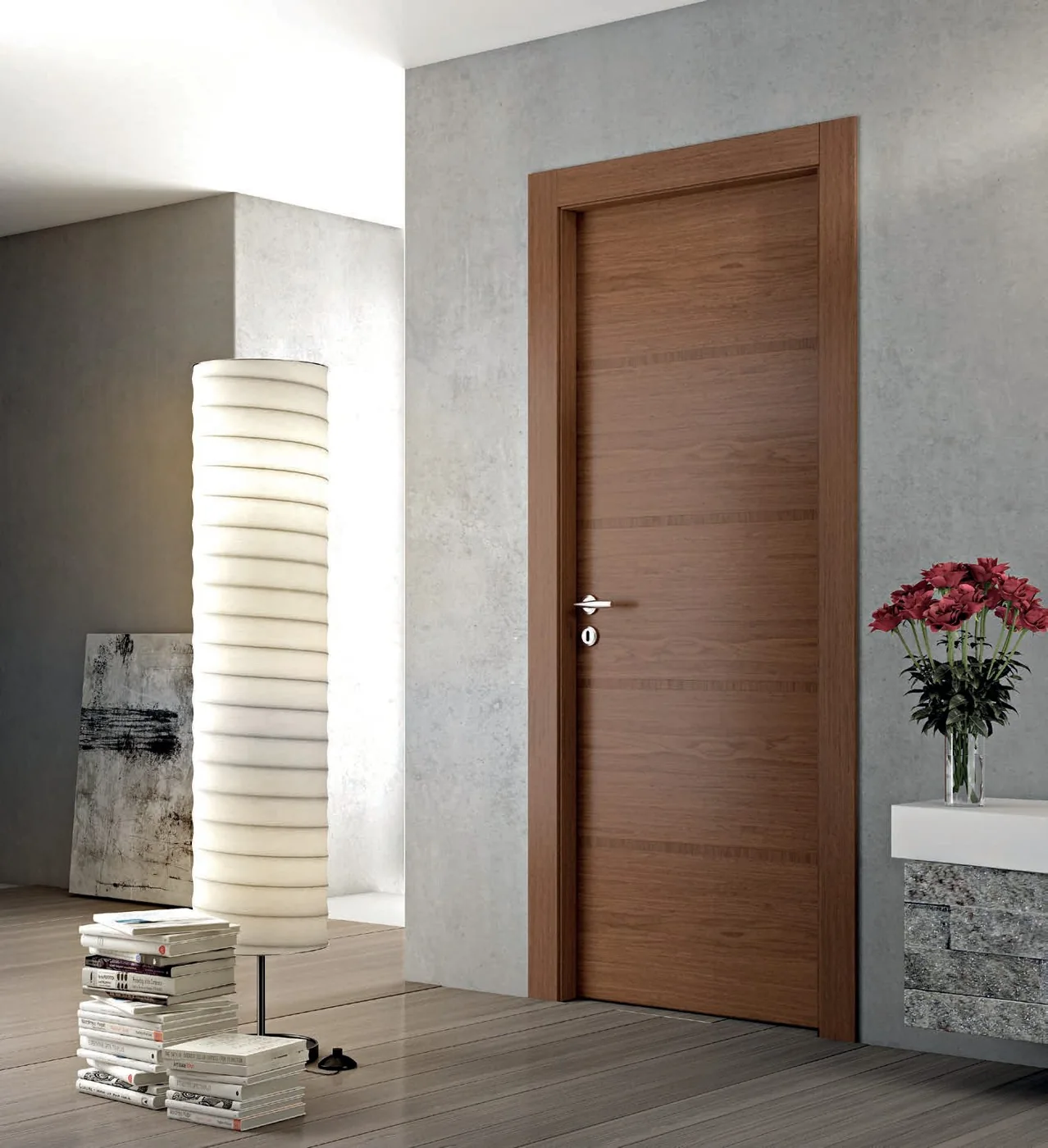 Pail Porte Multinoce: Acabado de estética nogal