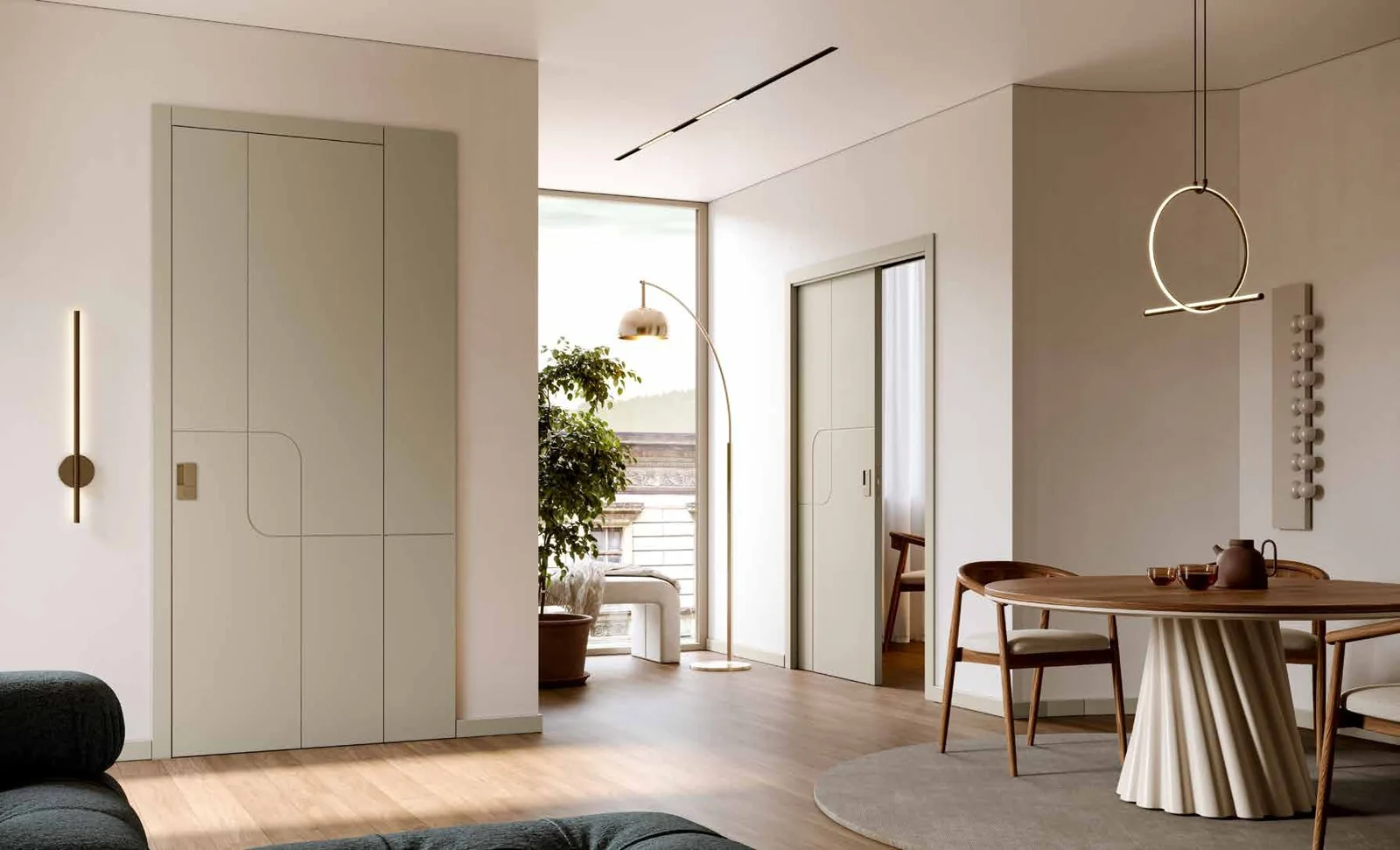 Pail Porte Sogno: Puerta de diseño contemporáneo