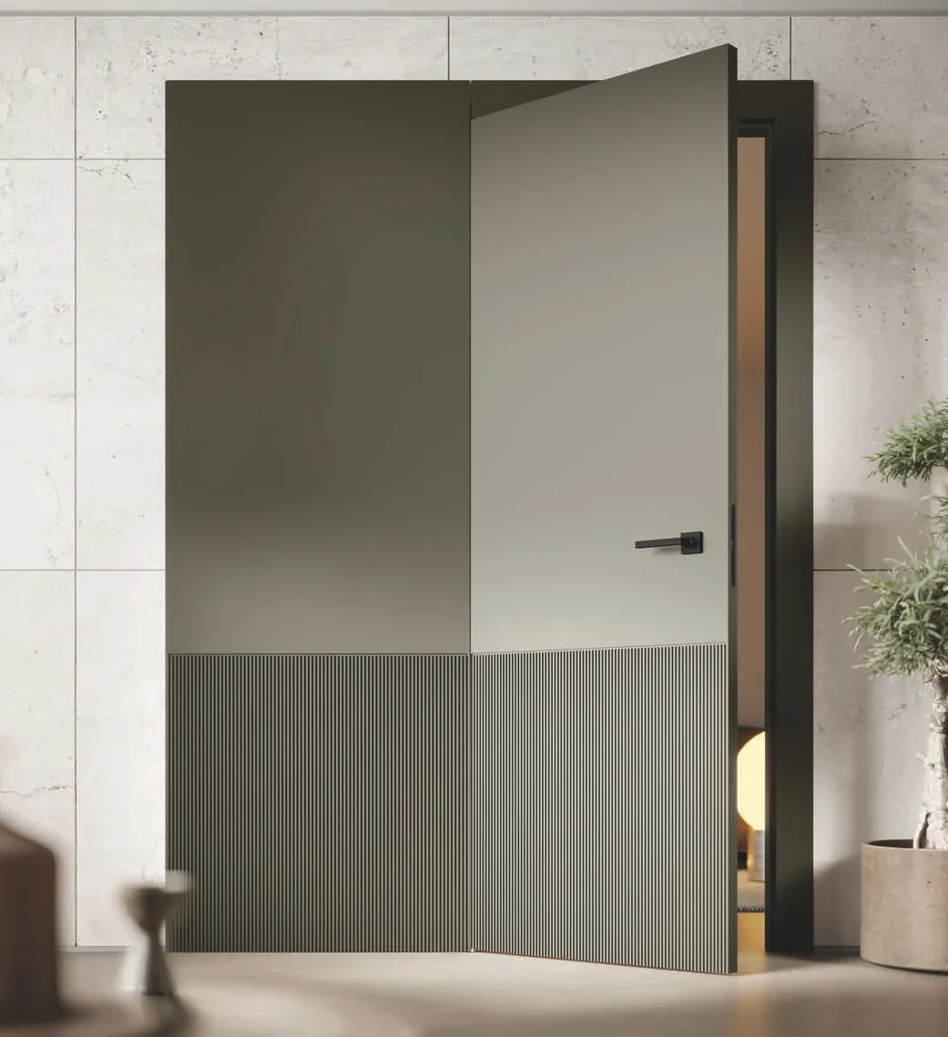 Pail Porte Tratto Quadria: Geometría y textura