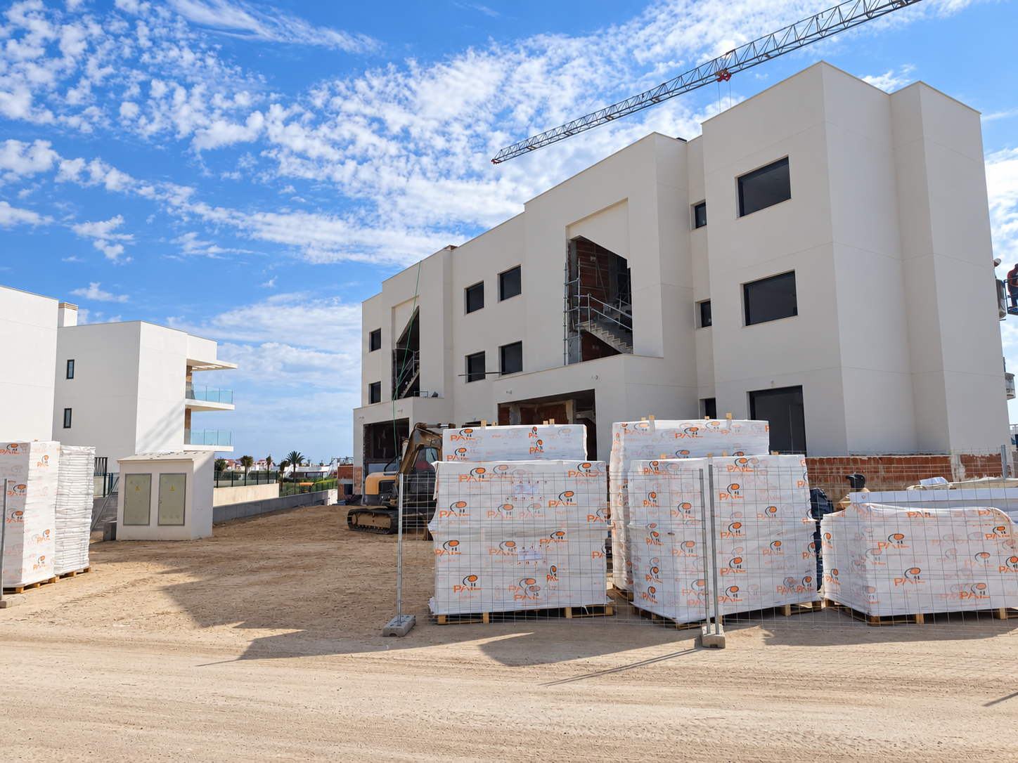 Trabajos de instalación de puertas en el proyecto